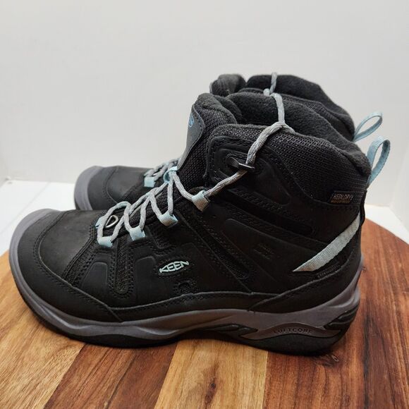 Keen Circadia Mid Polar Waterproof Boots – Women’s 9.5 – Black/Cloud Blue - Picture 9 of 11